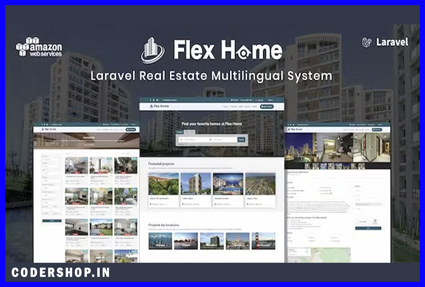 Flex Home - Laravel Real Estate Multilingual System